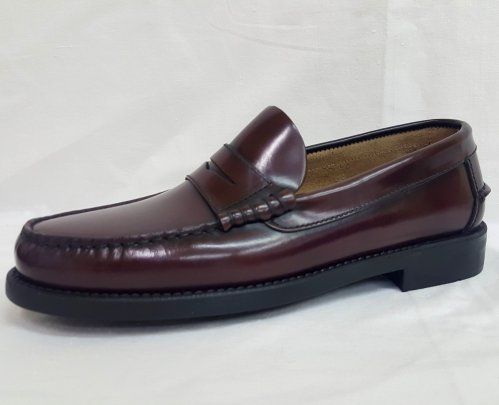 Mocasín burdeos goma 76